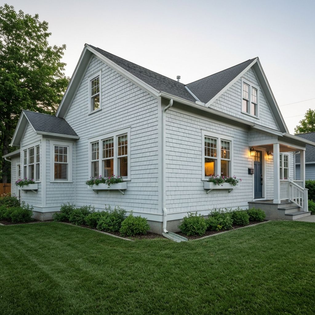 Exterior house painting in a Vancouver neighborhood